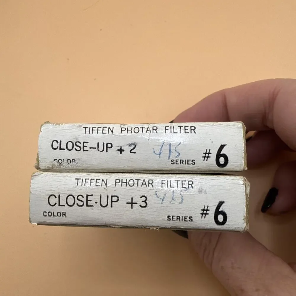 2 Tiffen Photar Color Correction Photographic Filters Close Up #2 / #3 Series 6